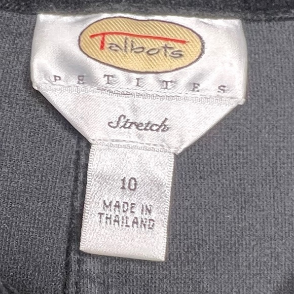 Vintage Y2K Talbots Black Velvet Washable Blazer Size 10 - Picture 5 of 6